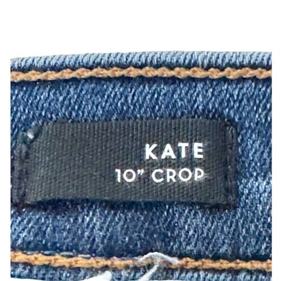 VERONICA BEARD Women's Sz 27 Kate 10" Crop Classic Wash Jeans - Picture 5 of 11